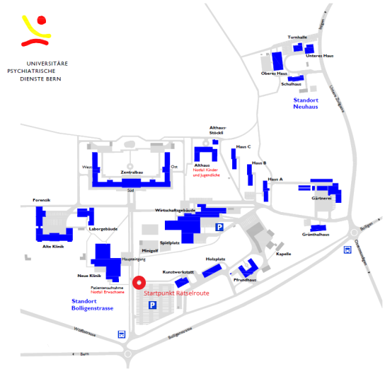 UPD Areal Startpunkt Rätselroute